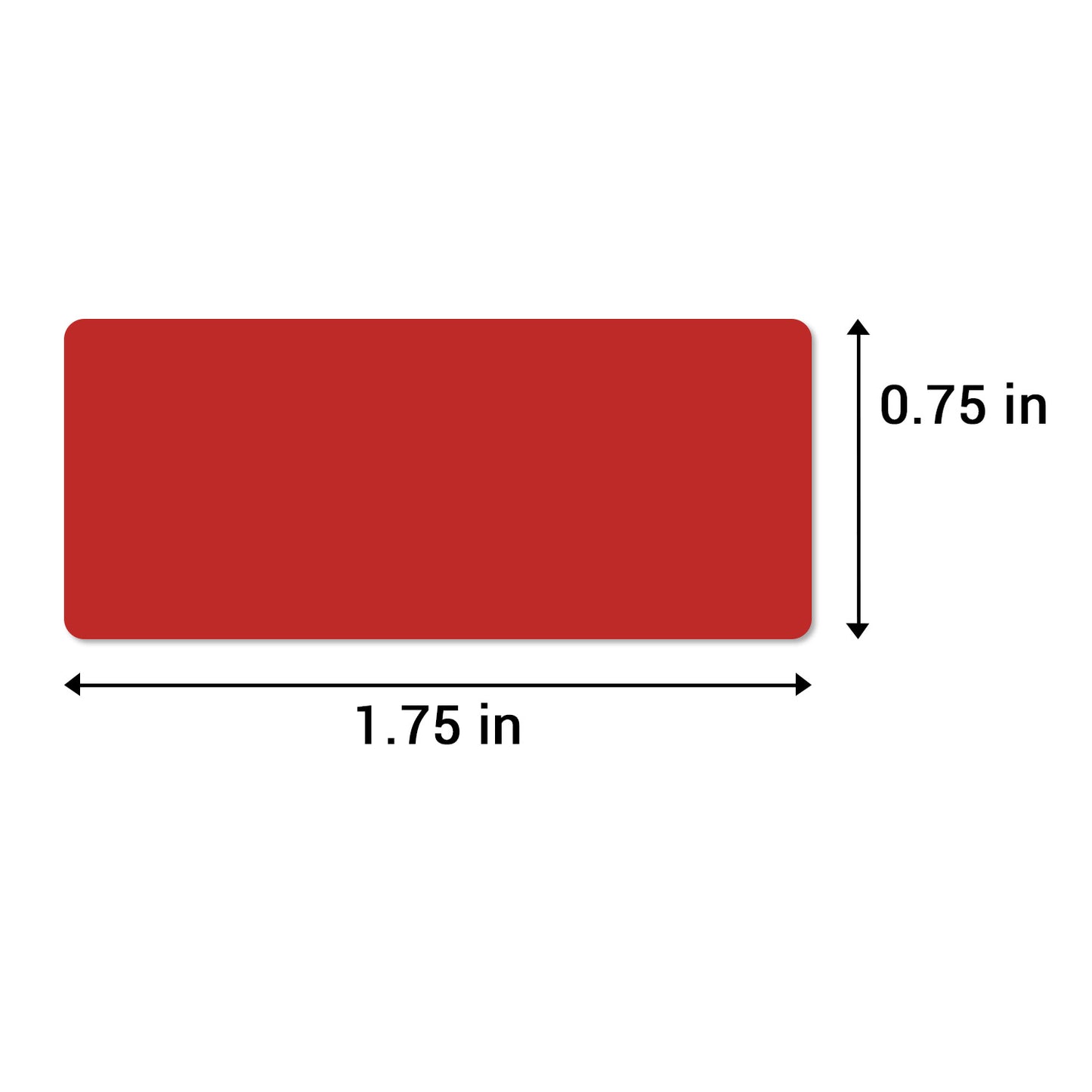 1.75 x 0.75 inch | Inventory: Color-Coded Inventory Stickers