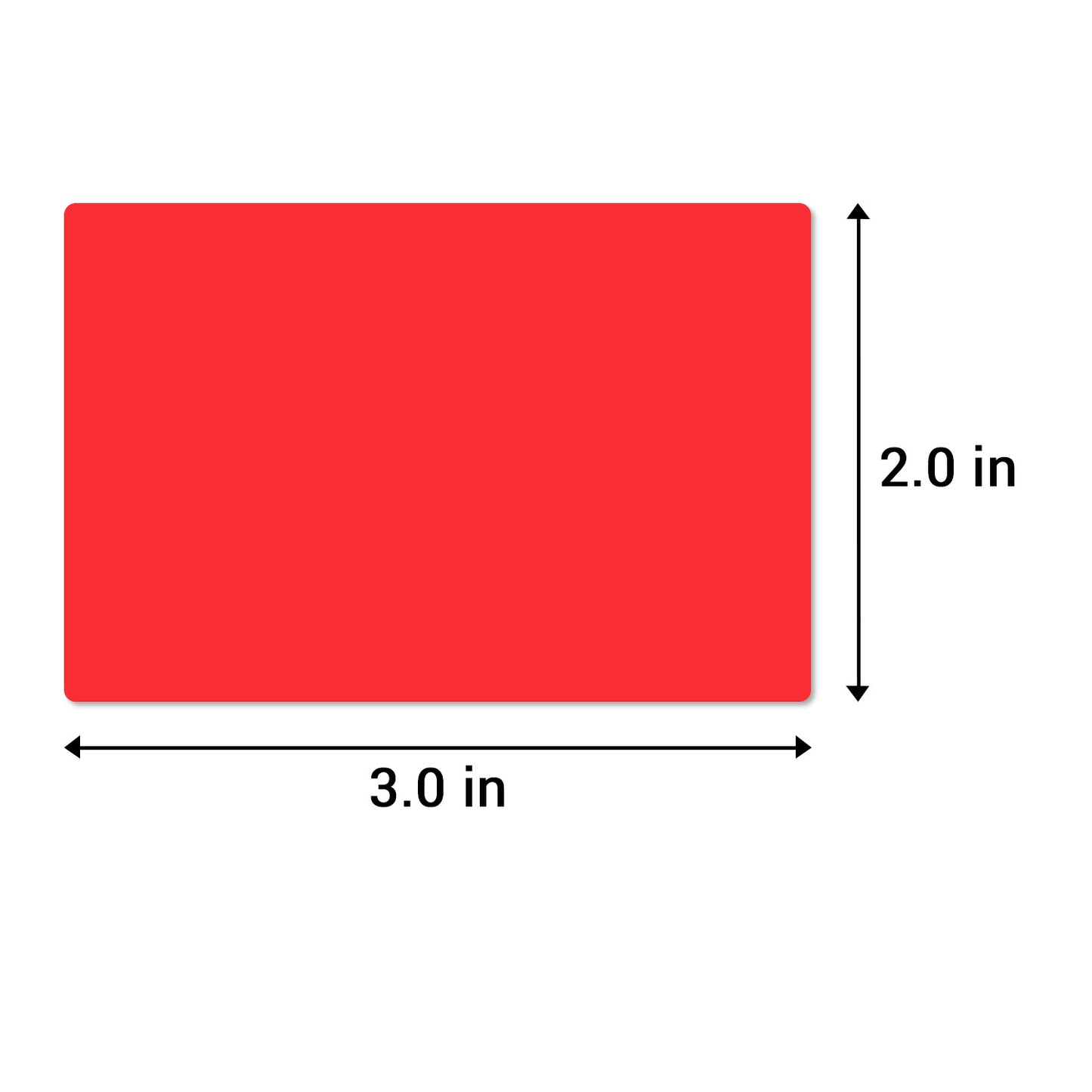 3 x 2 inch | Inventory: Color-Coding Inventory Stickers