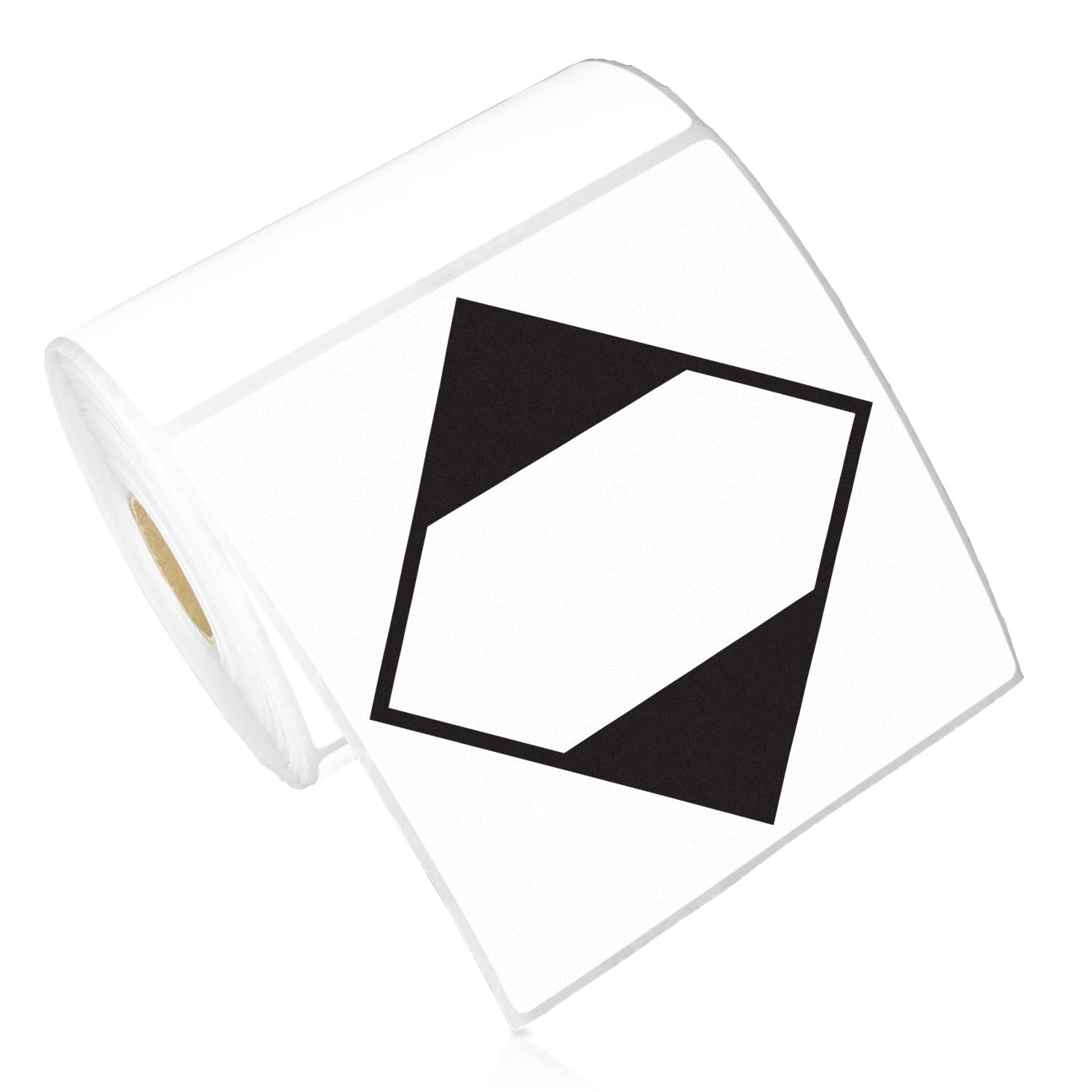 4 x 4 inch | Blank Direct Thermal Labels (1 inch Core) – OfficeSmartLabels for Free Printable Ground Limited Quantity Label