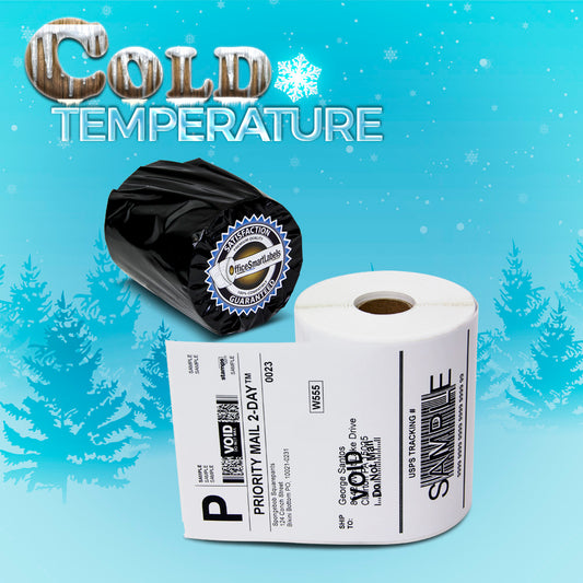 4 x 6 inch | Dymo 1744907 Compatible - Cold Temperature 4XL Shipping Labels
