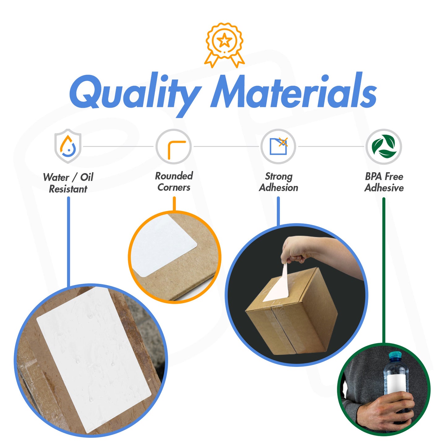 4 x 6 inch | Dymo 1744907 Compatible - Removable 4XL Shipping Labels