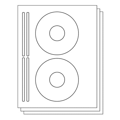 Avery Compatible 5931 8931 CD & DVD Labels for Inkjet & Laser Printers