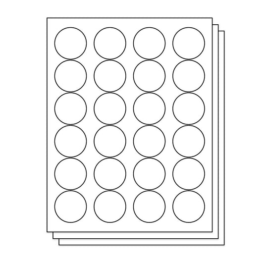 Blank Circle Labels OfficeSmartLabels