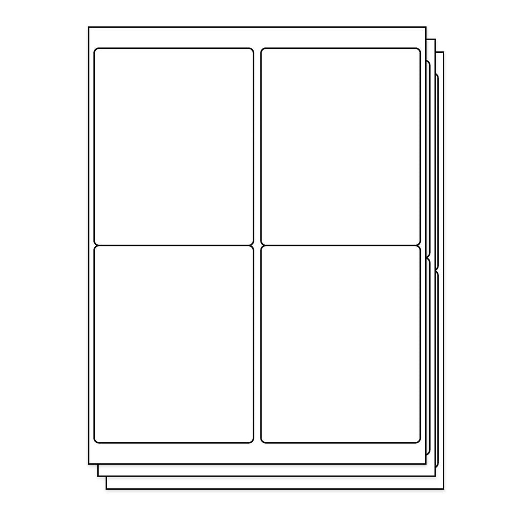 Blank Rectangle Labels – OfficeSmartLabels