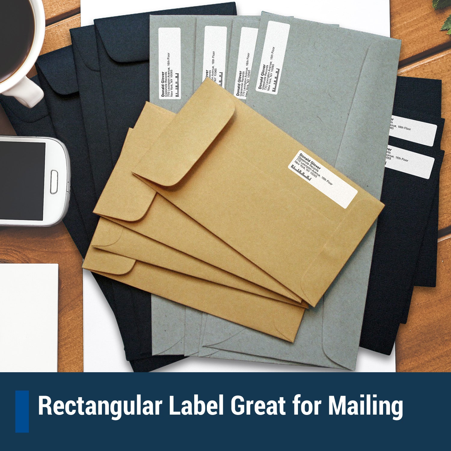 14UP | 4 x 1.33 inch Blank Rectangle Labels - 14 Labels per Sheet ...