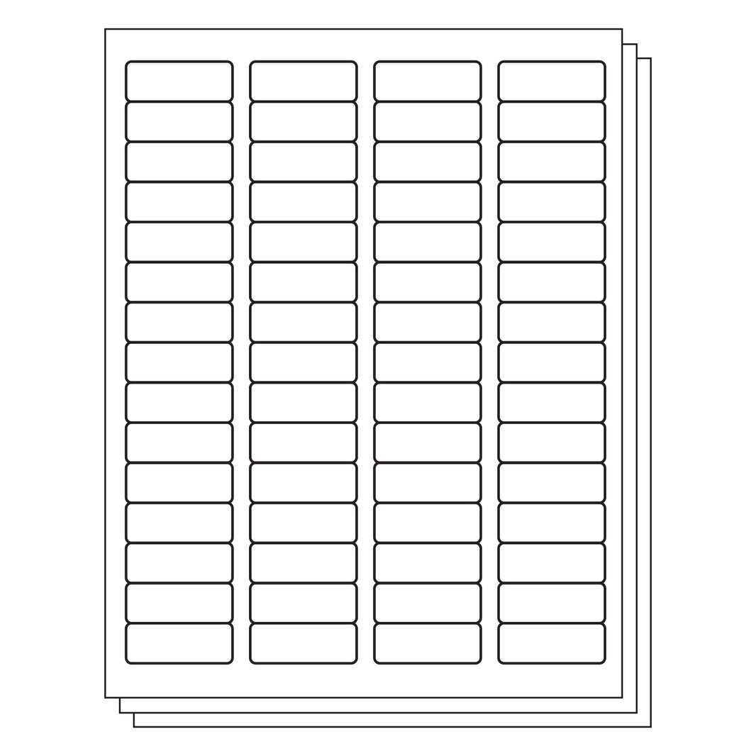 Beginner Rectangular Label Blank Rectangle Labels – OfficeSmartLabels