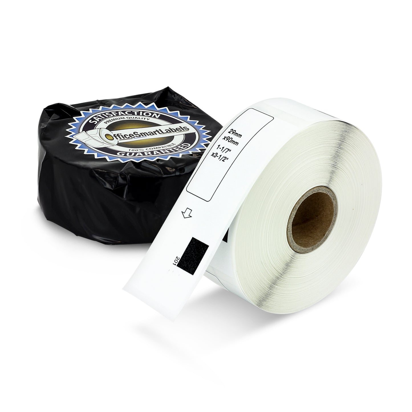1-1/7 x 3-1/2 inch | Brother DK-1201 Compatible - 1 Roll without Cartridge