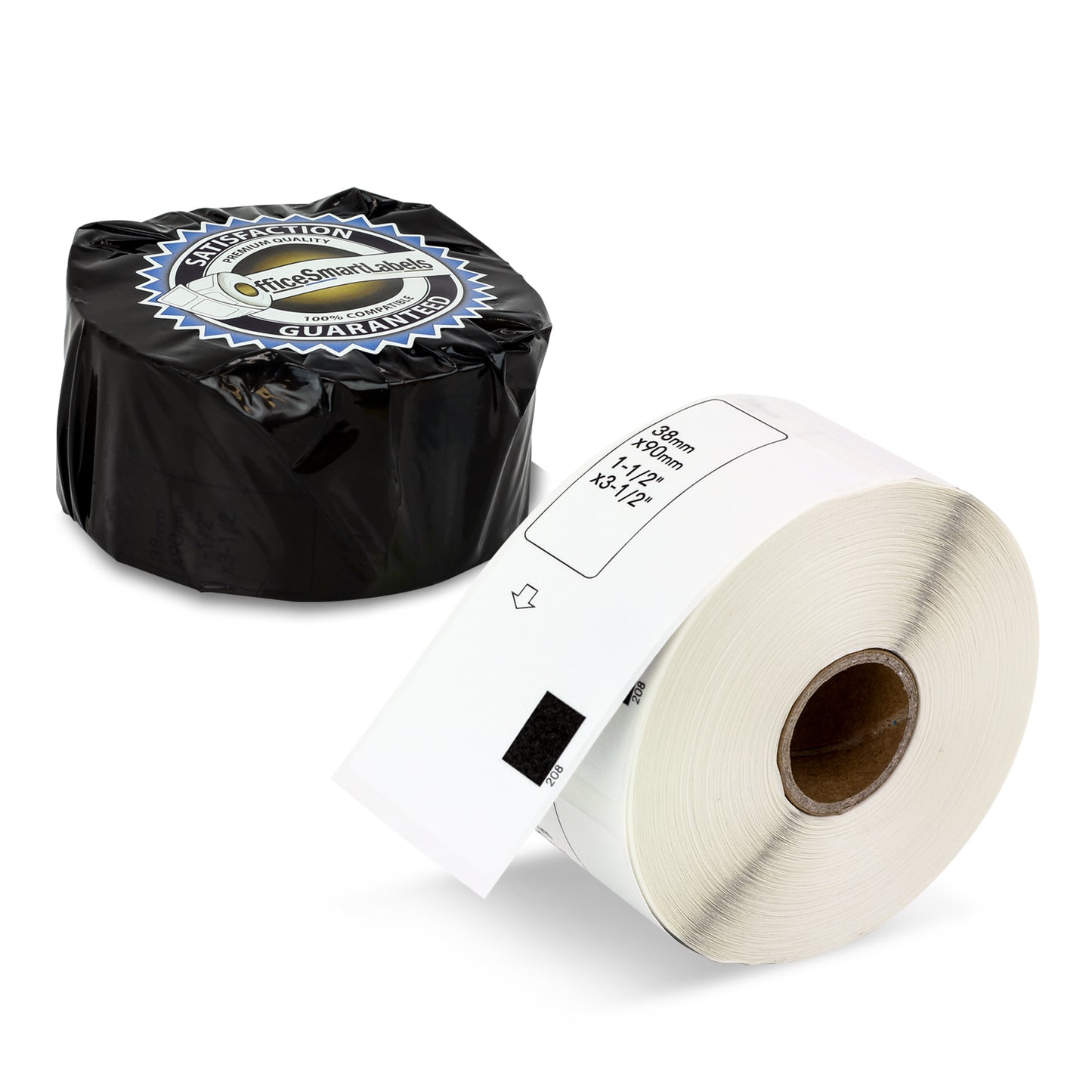 1-1/2 x 3-1/2 inch | Brother DK-1208 Compatible - 1 Roll Without Cartridge