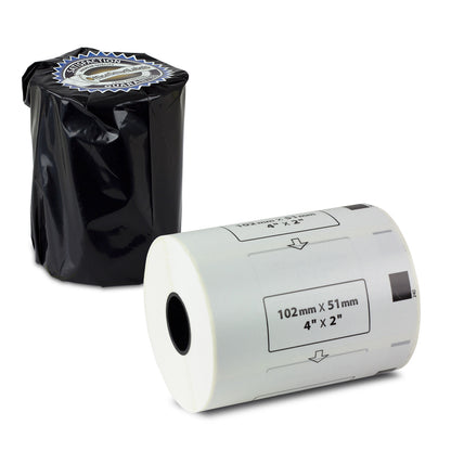 4 x 2 inch | Brother DK-1240 Compatible - 1 Roll Without Cartridge