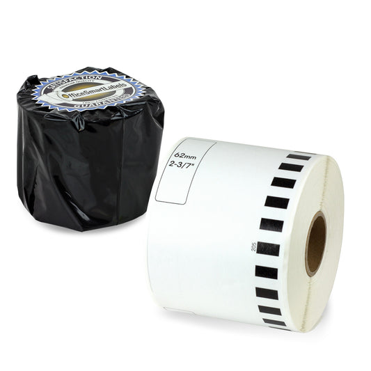 2-3/7 inch x 10 ft. | Brother DK-2205 Compatible - 1 Roll Without Cartridge
