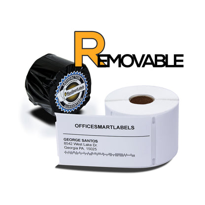 2-5/16 x 4 inch | Dymo 30256 Compatible -  Shipping Labels (Removable)