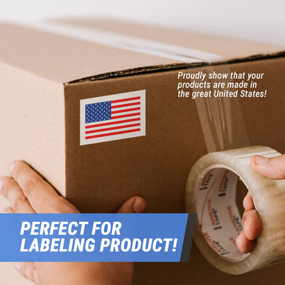 3 x 2 inch | USA Flag Stickers / American Flag Stickers