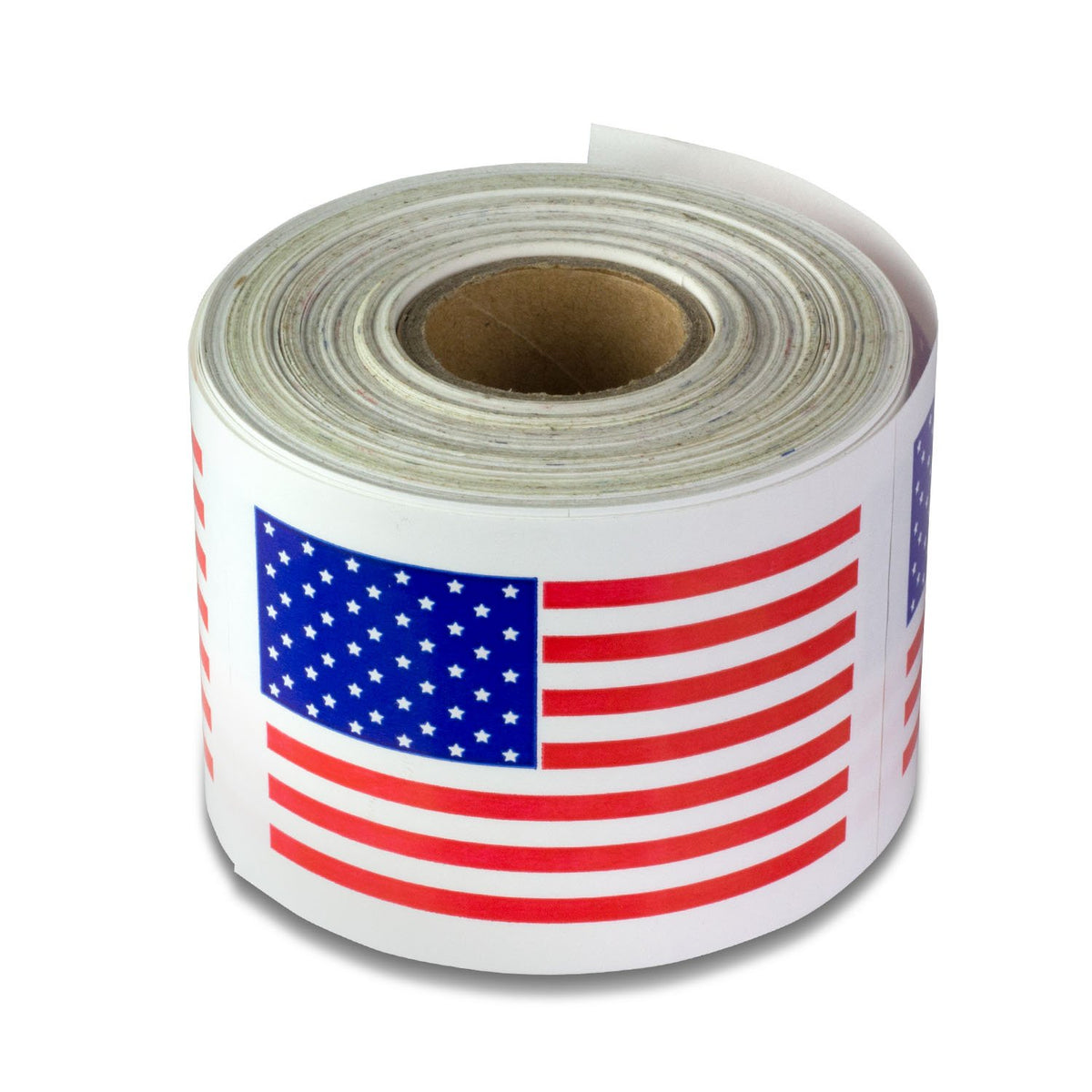 Red Usmail Stickers 3 x 2 inch | USA Flag Stickers / American Flag Stickers – OfficeSmartLabels