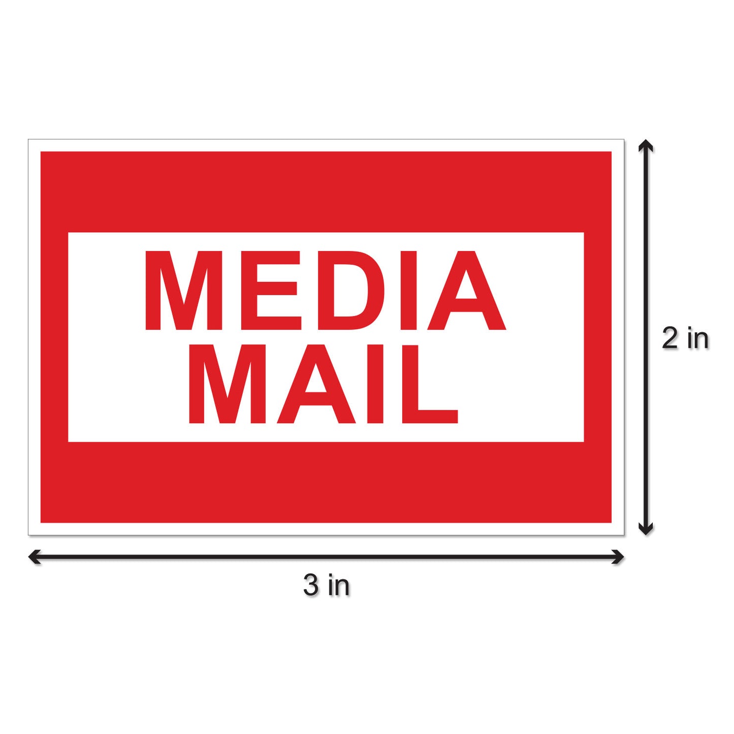 3 x 2 inch | Shipping & Handling: Media Mail Stickers