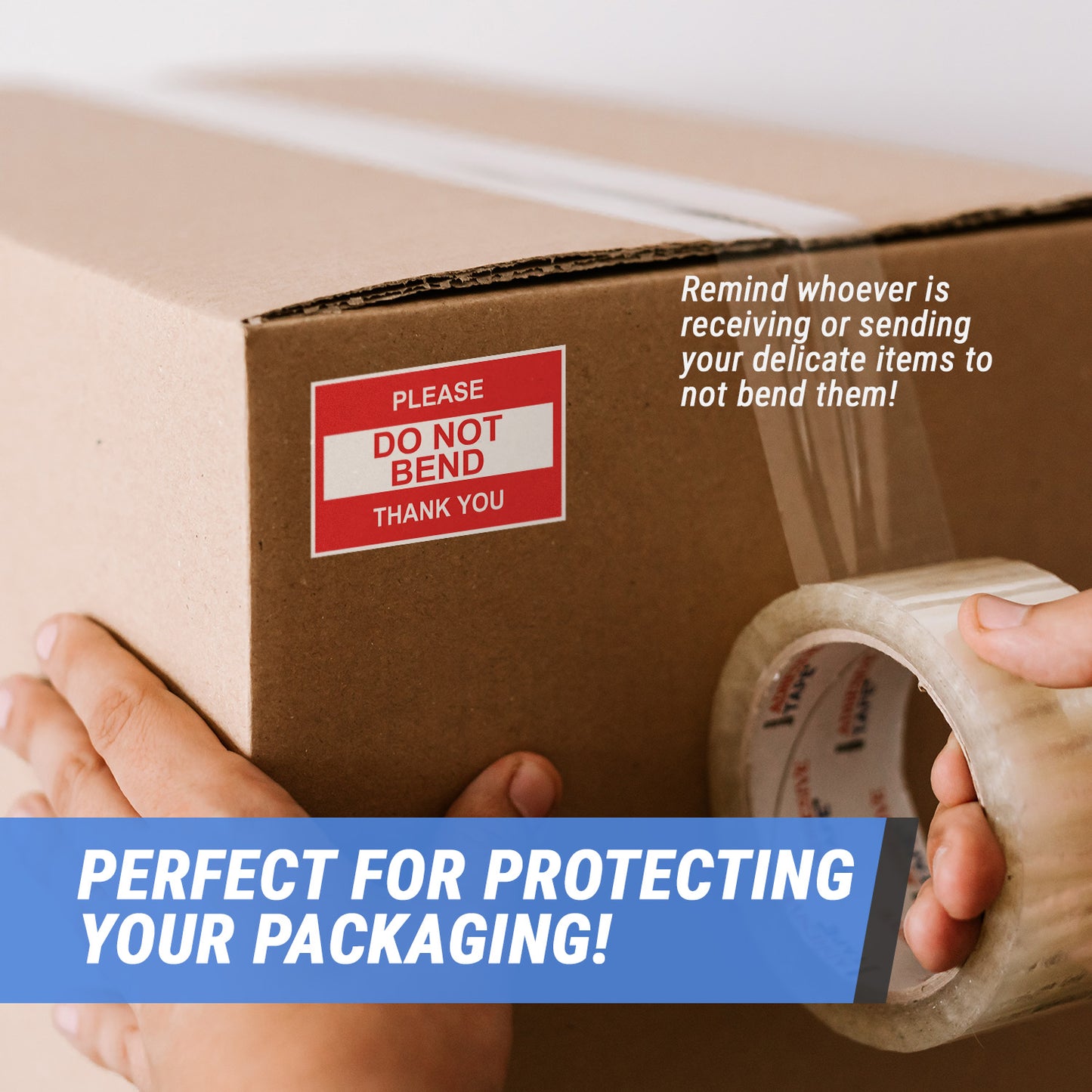 3 x 2 inch | Shipping & Handling: Please, Do Not Bend Stickers