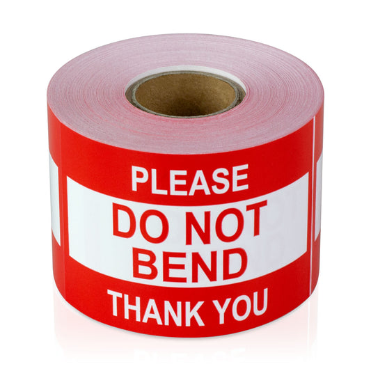 3 x 2 inch | Shipping & Handling: Please, Do Not Bend Stickers