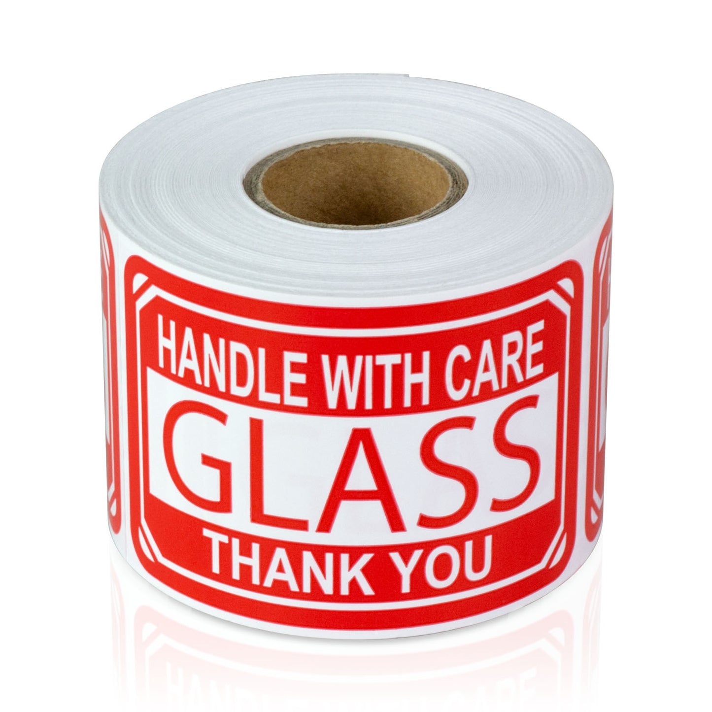 3 x 2 inch | Shipping & Handling: Glass, Handle with Care Stickers