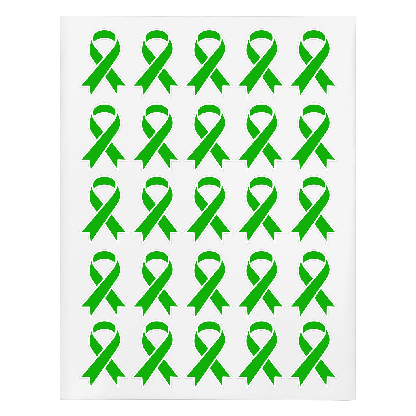 2.2 x 1.6 inch | Awareness: Cerebral Palsy Awareness Ribbon Stickers