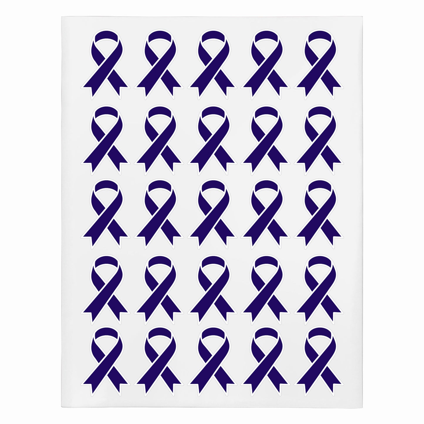 2.2 x 1.6 inch | Awareness: Child Abuse Prevention  Awareness Ribbon Stickers