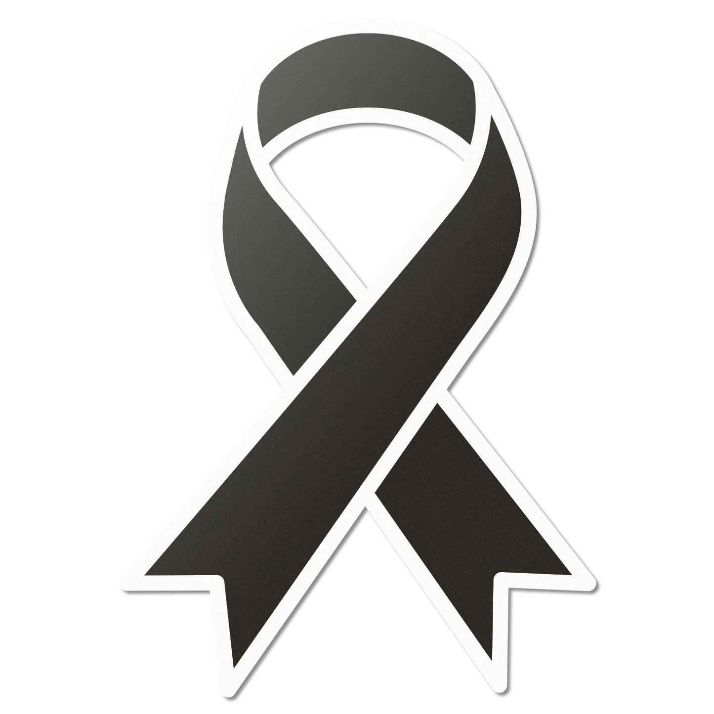 2.2 x 1.6 inch | Awareness: Melanoma & POW/MIA Awareness Ribbon Stickers