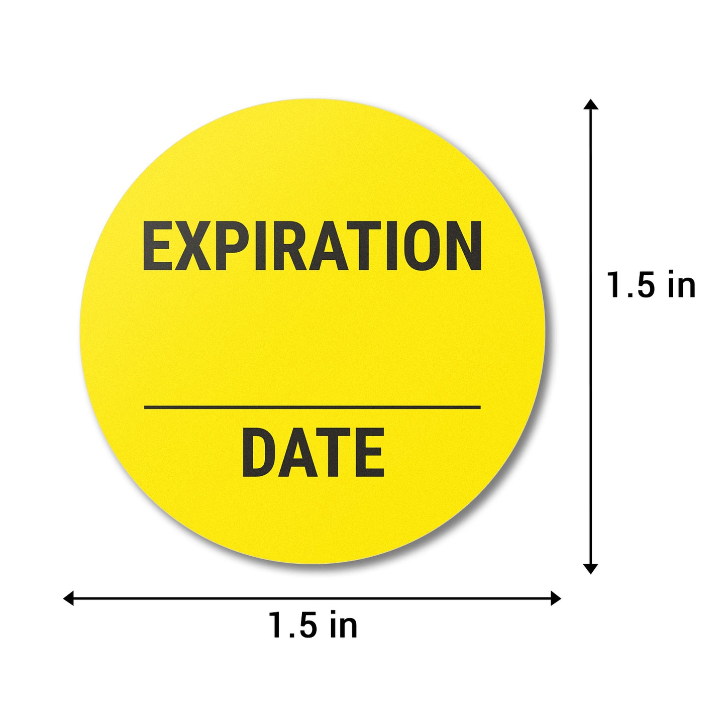 1.5 inch | Food Storage: Expiration Date Stickers with Write-in Area