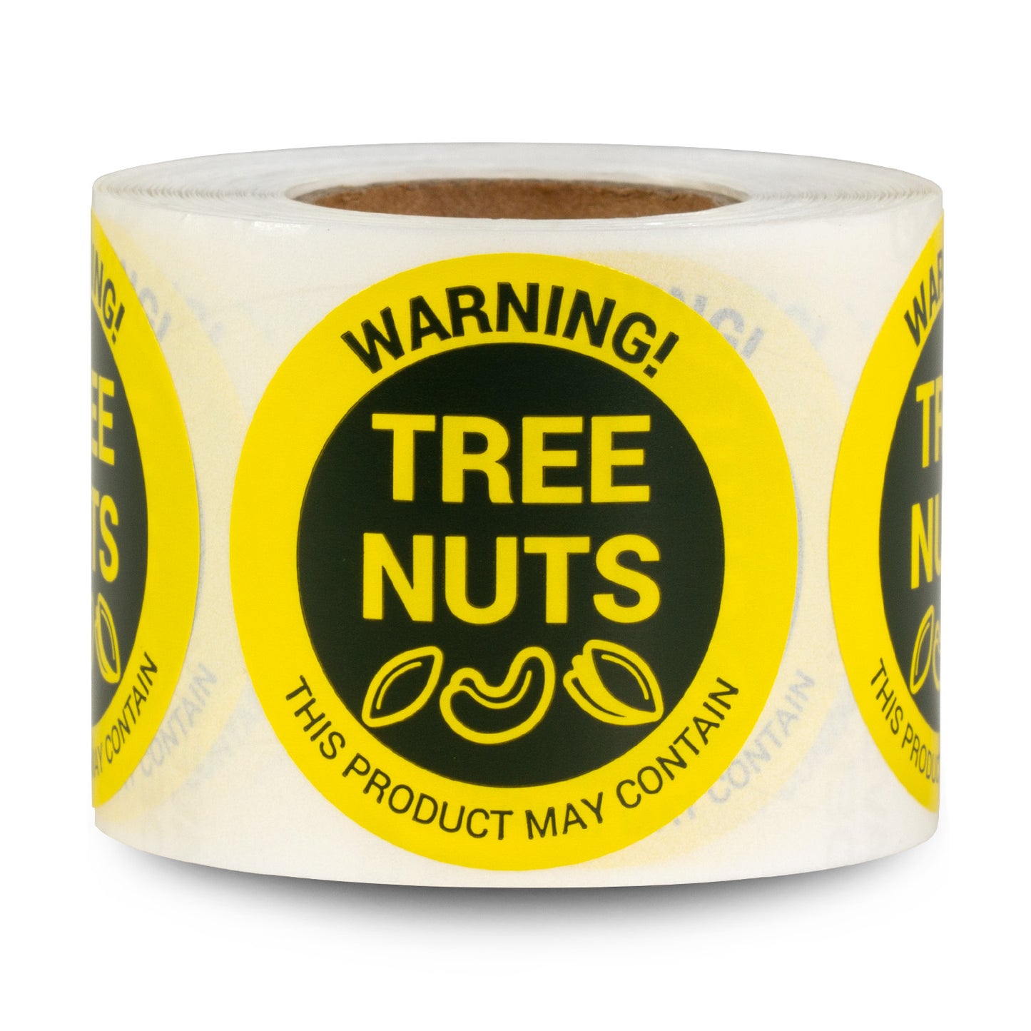 FOOD ALLERGY WARNING SMALL BUSINESS ENVELOPE SEALS LABELS STICKERS