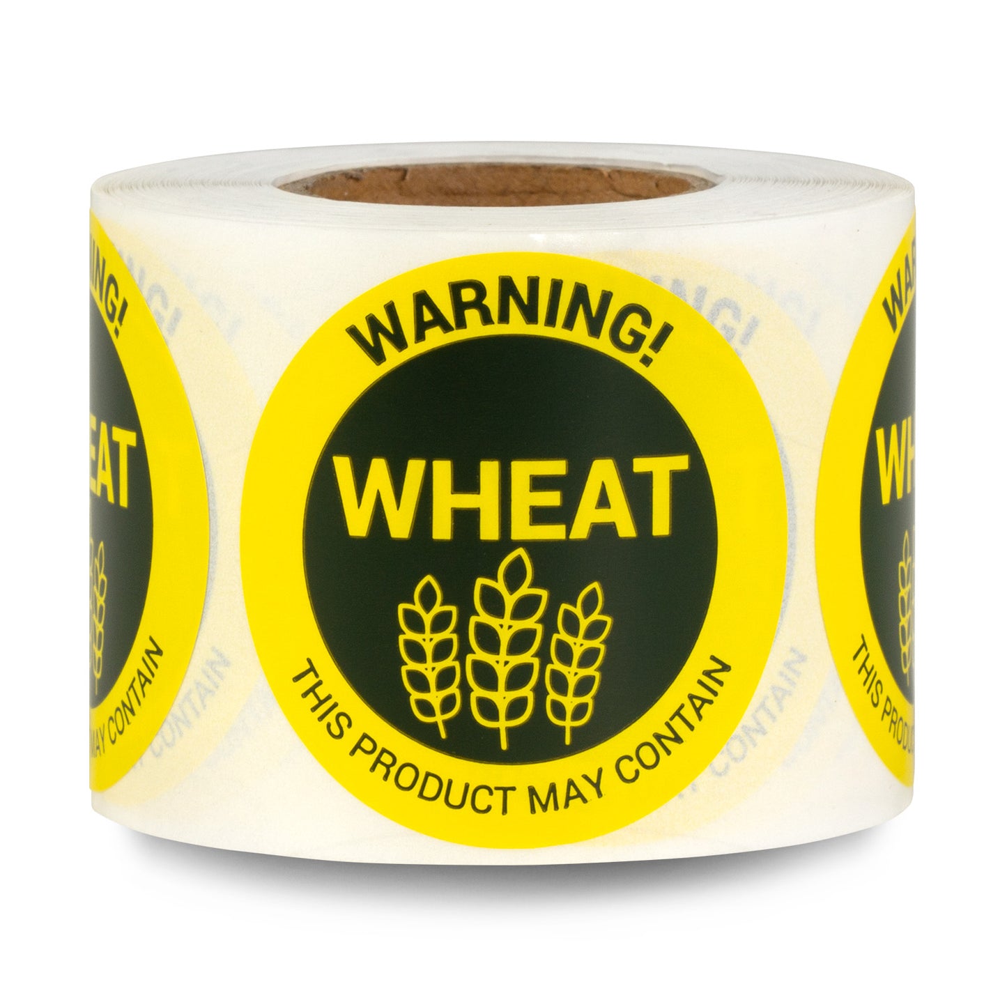 1.5 inch | Food Allergen: Warning! May Contain WHEAT Stickers