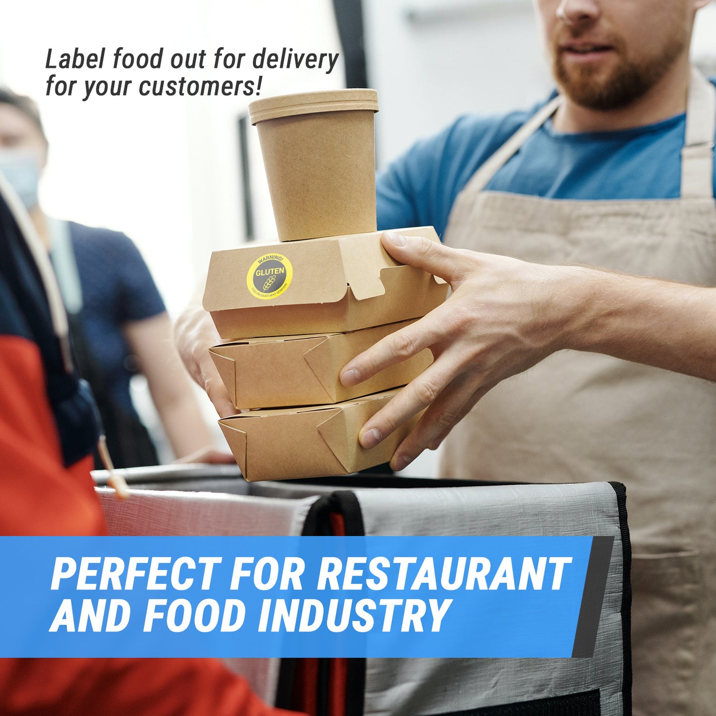 1.5 inch | Warning! May Contain GLUTEN Stickers β OfficeSmartLabels