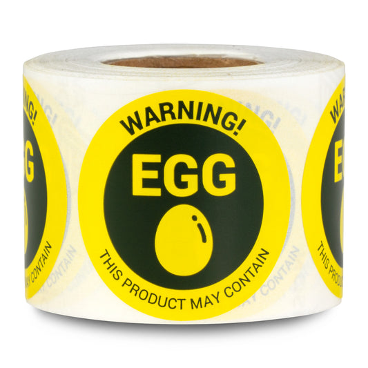 1.5 inch | Warning! May Contain EGG Stickers