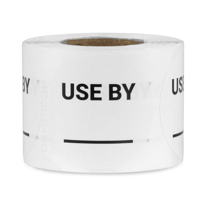 1.5 inch | USE BY Stickers with Write-In Area for Food Storage