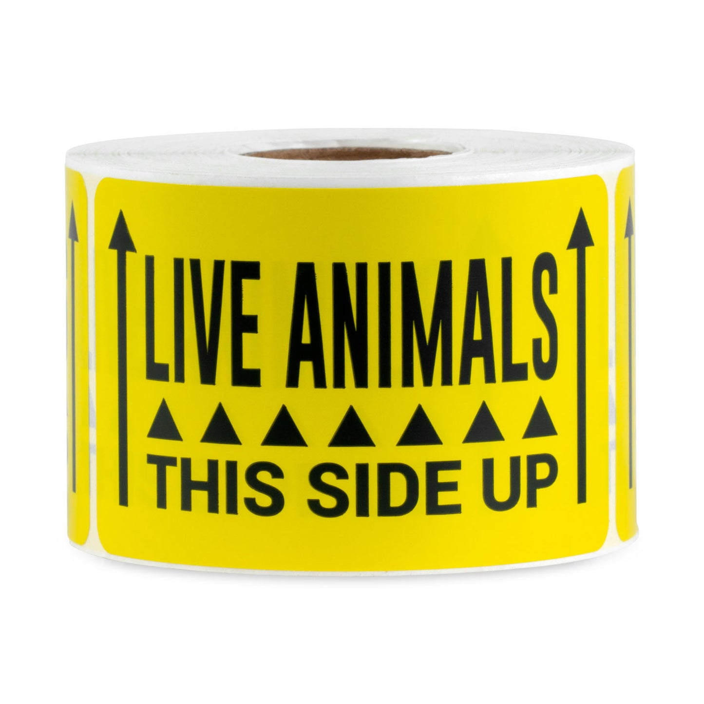 3 x 2 inch | Shipping & Handling: This Side Up, Live Animals Stickers