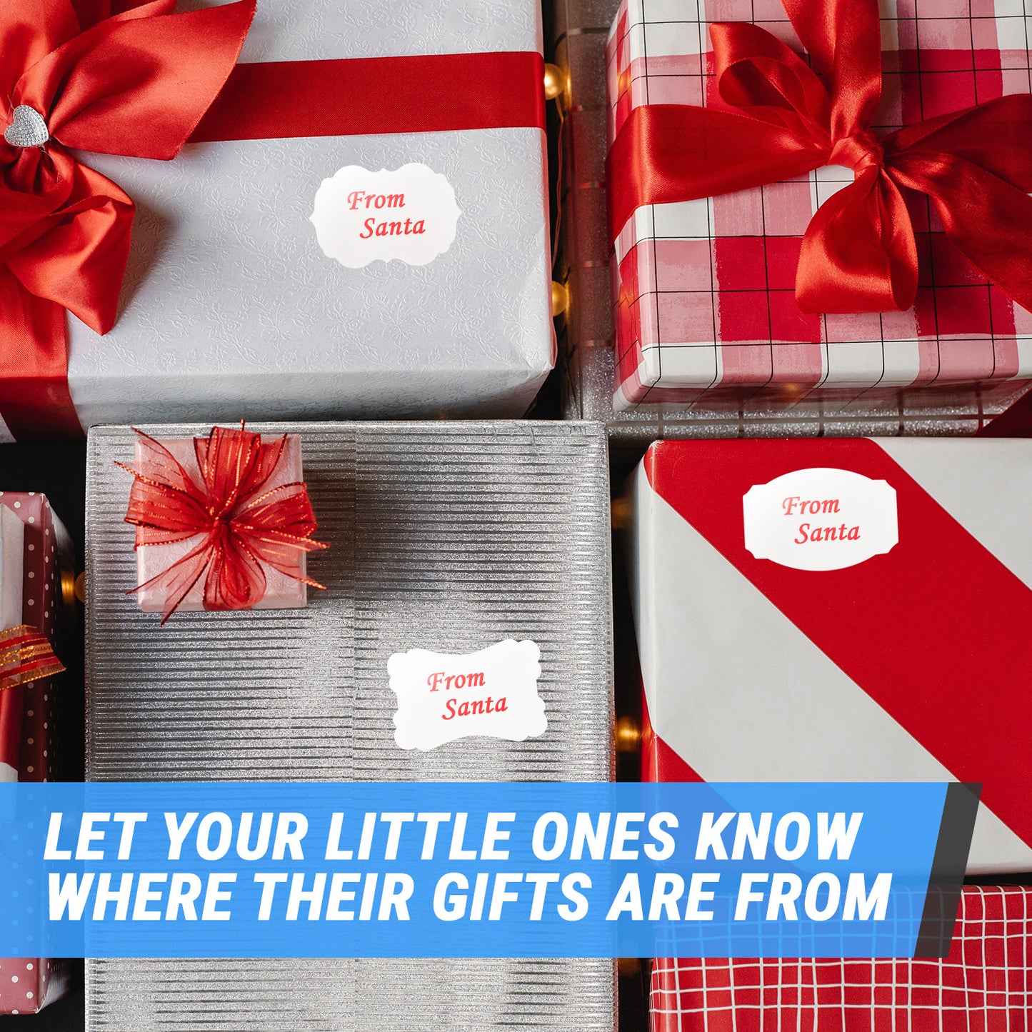 3 x 2 inch Retail & Sales: Christmas / Birthday Gift Tag Stickers