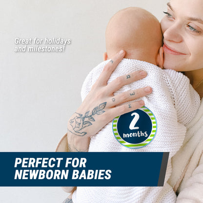 4 inch | Newborn Baby Boy Stickers Bundle (1 Month to 1 Year)