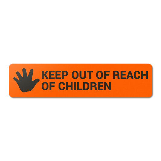 1.7 x 0.4 inch | Medical & Medications: Keep Out of Reach of Children Stickers