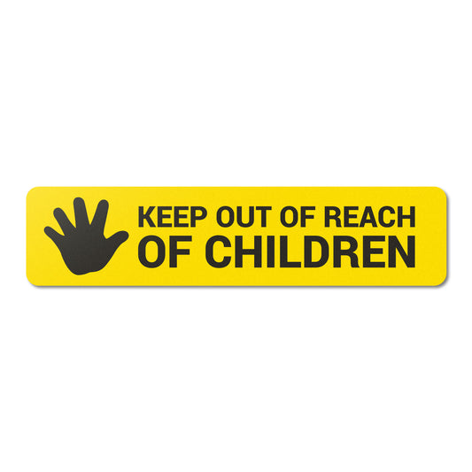 1.7 x 0.4 inch | Medical & Medications: Keep Out of Reach of Children Stickers