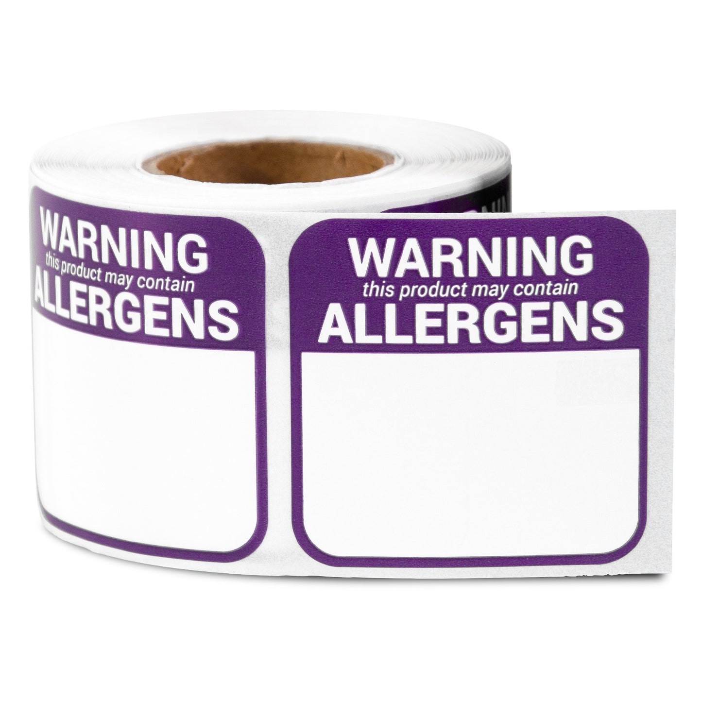 1.5 x 1.5 inch | Food Allergens: This Product May Contain the following Allergens Stickers