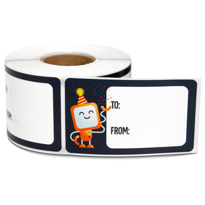 2.5 x 1.5 inch | Gift Giving: Birthday Tag Stickers / Gift Tags
