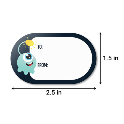 2.5 x 1.5 inch | Gift Giving: Birthday Tag Stickers / Gift Tags