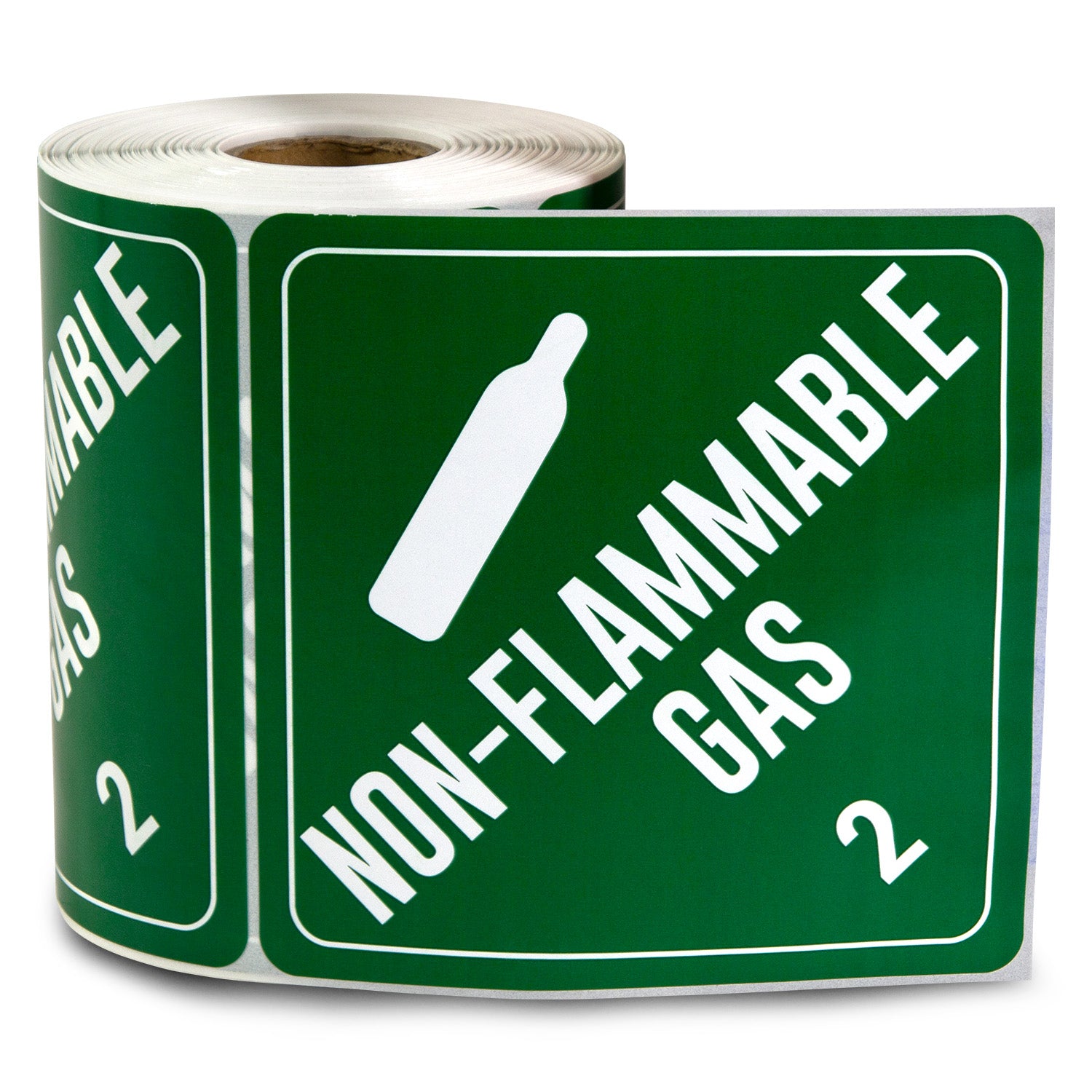 Gas Stickers 4 x 4 inch | Shipping & Handling: Non-Flammable Gas Stickers / Class 2 ...