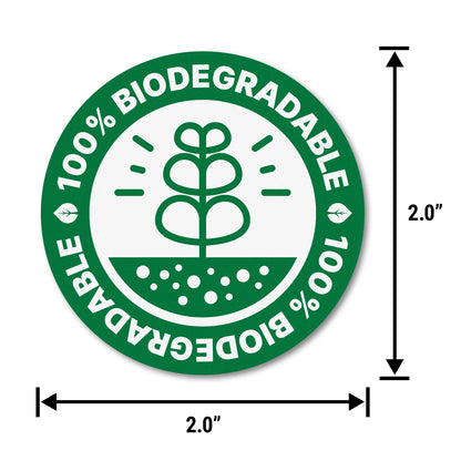 2 inch | 100% Biodegradable Stickers