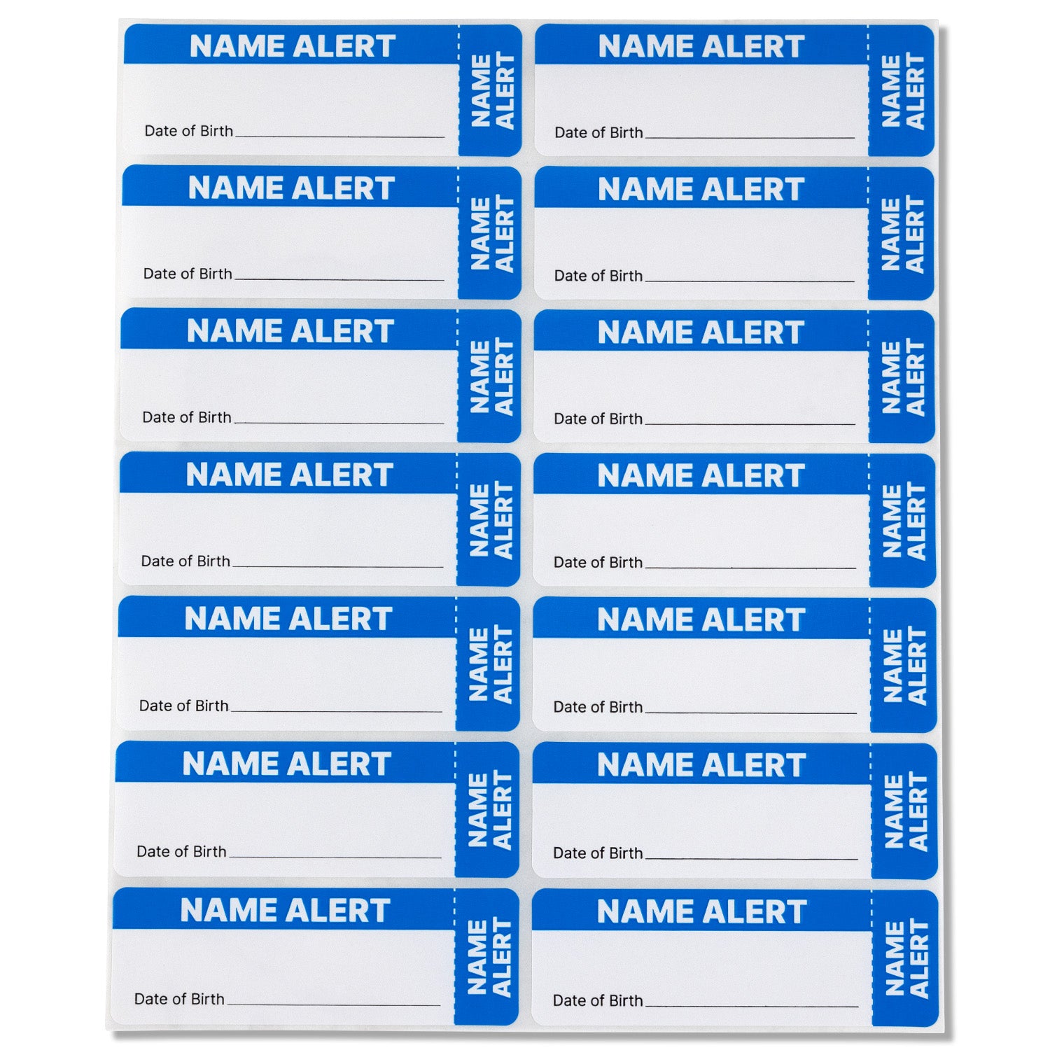 3 x 1 inch | Medical Alert Checklist Stickers for Patient File Folders ...