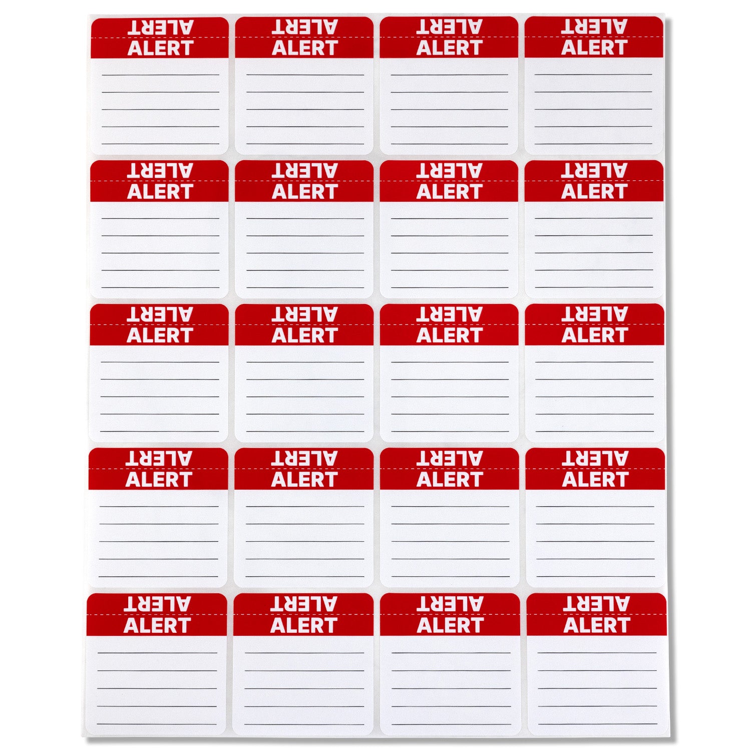 2 x 2 inch | Medical Alert Stickers for Patient File Folders ...