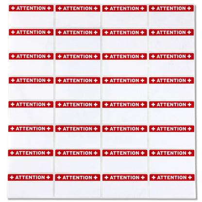2 x 1 inch | Medical Alert Stickers for Patient File Folders