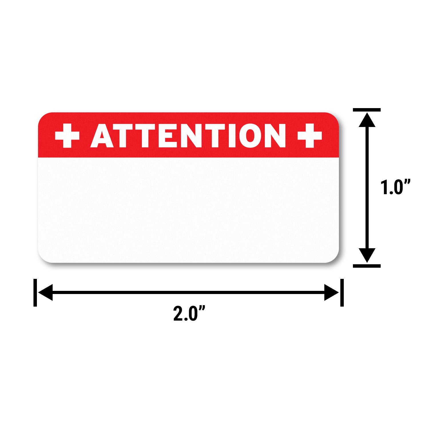 2 x 1 inch | Medical Alert Stickers for Patient File Folders ...