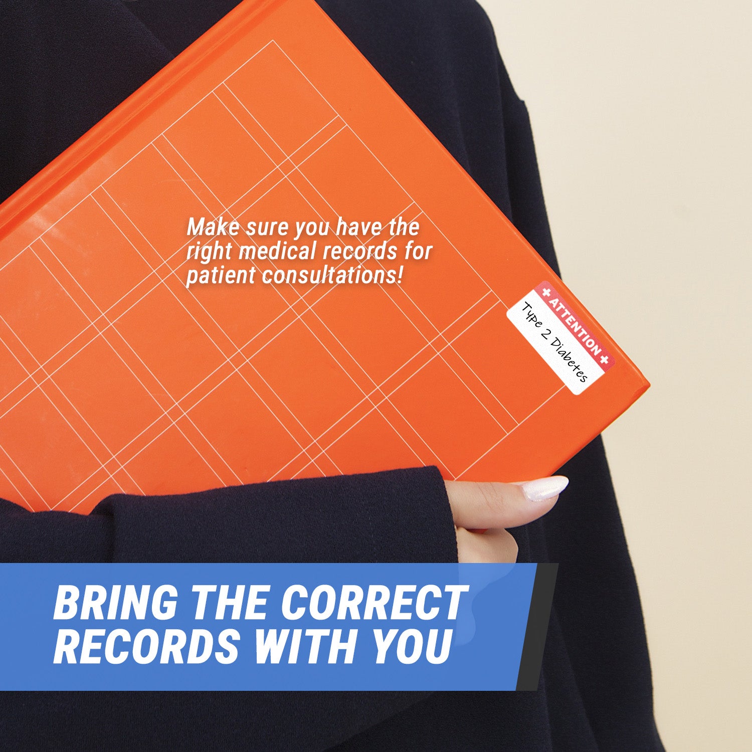 2 x 1 inch | Medical Alert Stickers for Patient File Folders ...
