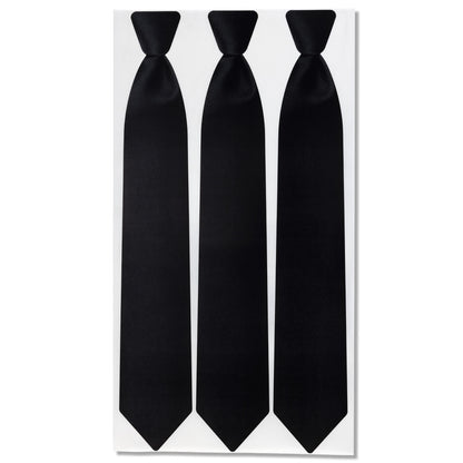 2.3 x 13.9 inch | Black Tie Stickers