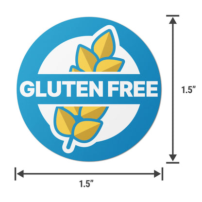 1.5 inch | Food Labeling: Gluten-Free Labels