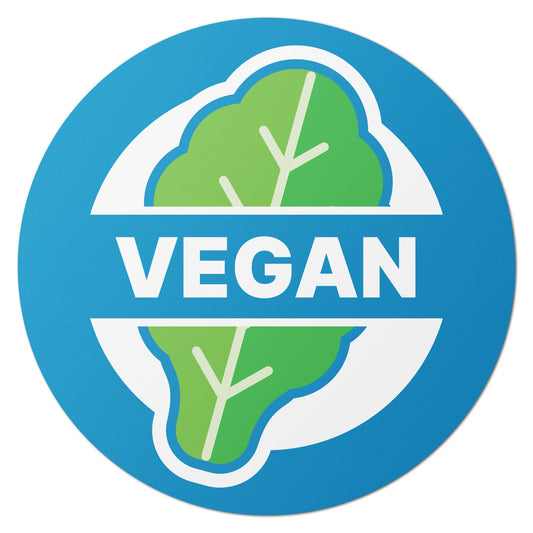1.5 inch | Food Labeling: Vegan Labels