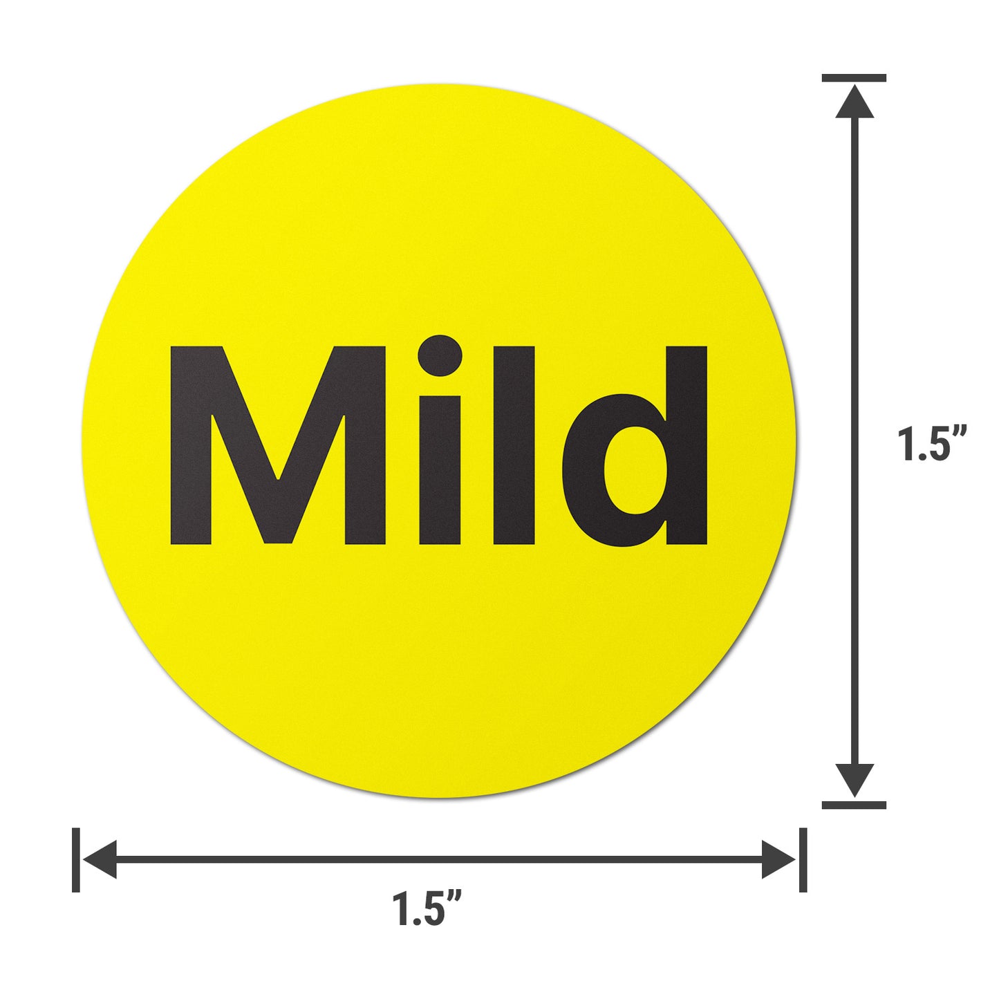 1.5 inch | Food Labeling: Mild Labels