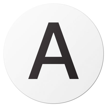 0.5 inch | Inventory: Capital Letter A Labels